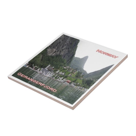 zNO120 GEIRANGERFJORD panorama, Norwegen, Fliese (Seite)