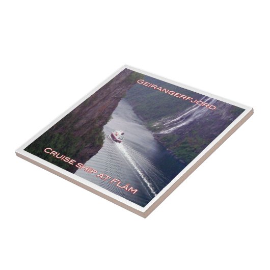 zNO123 GEIRANGERFJORD, MSC Kong Harald, Norwegen, Fliese (Seite)