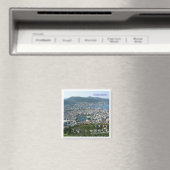 zNO127 BERGEN Panorama, Norwegen, Kühlschrank Magnet (In Situ (Geschirrspüler))
