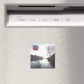 zNO137 LOFOTEN panorama, Norwegen, Kühlschrank Magnet (In Situ (Geschirrspüler))