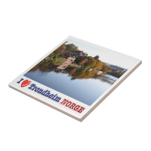 zNO148 TRONDHEIM "I Liebe", Norwegen, Fliese