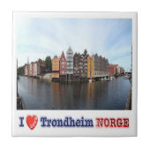 zNO152 TRONDHEIM "I Liebe", Norwegen, Fliese (Vorderseite)