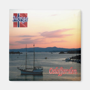 zNO156 OSLOFJORDEN, Norwegen, Europa, Kühlschrank Magnet
