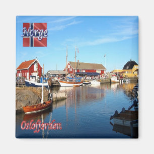 zNO157 OSLOFJORDEN, Norwegen, Europa, Kühlschrank Magnet