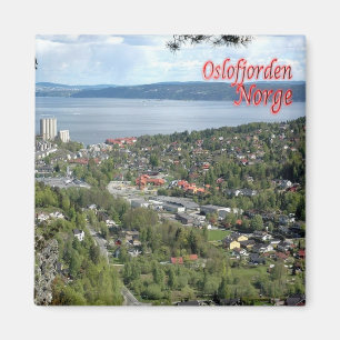 zNO163 OSLOFJORDEN, Norwegen, Europa, Kühlschrank Magnet