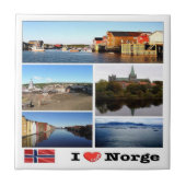 zNO170 NORGE "I Liebe", Norwegen, Fliese (Vorderseite)