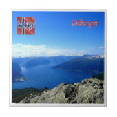 zNO173 LEIKANGER, Norwegen, Fliese (Vorderseite)