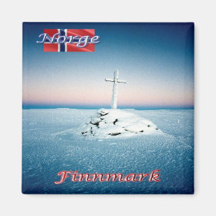 zNO175 FINNMARK, Norwegen, Europa, Kühlschrank Magnet