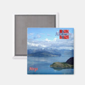 zNO179 ALTAFJORDEN, Norwegen, Europa, Kühlschrank Magnet (Vorderseite/Rückseite)