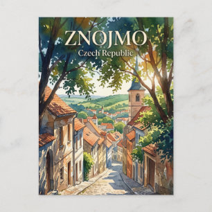 Znojmo, Südmährische Region, Tschechische Republik Postkarte