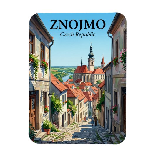 Znojmo Tschechien Magnet (Vertikal)