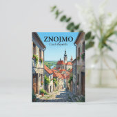 Znojmo Tschechien Postkarte (Stehend Vorderseite)