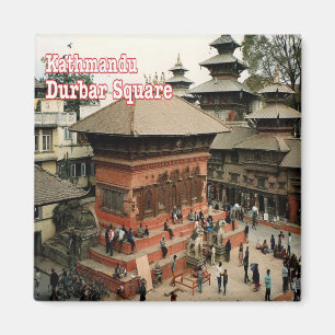 zNP003 Durbar Square KATHMANDU, Nepal Asien, Kühls Magnet