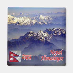 zNP013 Bergkette HIMALAYAS, Nepal, Kühlschrank Magnet