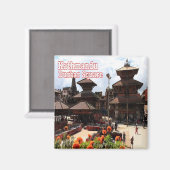 zNP017 Durbar Square KATHMANDU, Nepal Asien, Kühls Magnet (Vorderseite/Rückseite)