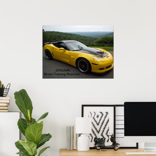 zo6 Korvette Poster (Heimbüro)
