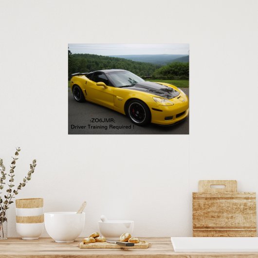 zo6 Korvette Poster (Küche)