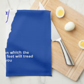 Zo Artzeinu - Joshua 1:3 Geschirrtuch (Viertel Falte)