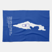 Zo Artzeinu - Joshua 1:3 Geschirrtuch (Horizontal)