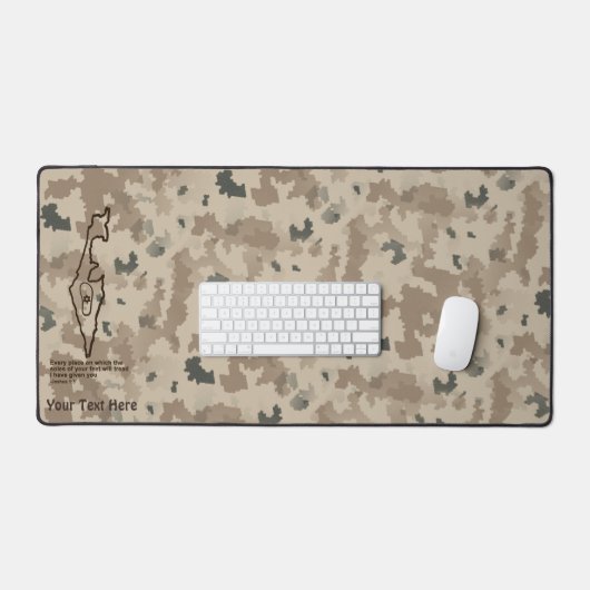 Zo Artzeinu - Joshua 1:3 Schreibtischmatte (Tastatur & Maus)