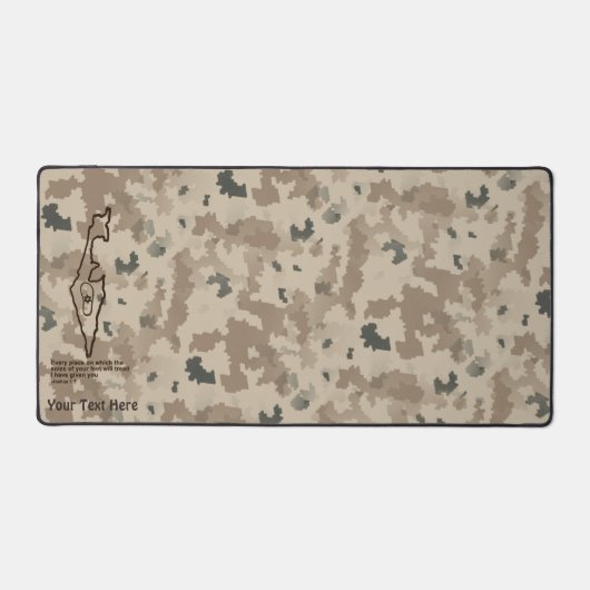 Zo Artzeinu - Joshua 1:3 Schreibtischmatte (Vorderseite)