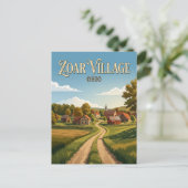 Zoar USA Postkarte (Stehend Vorderseite)