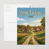 Zoar USA Postkarte (Vorne/Hinten)