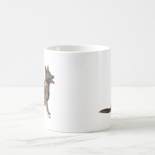 Zobel-Schäferhund-Hund Kaffeetasse (Mittel)