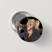 Zobo mit einem Schrotflintecharakter Button (Vorne & Hinten)