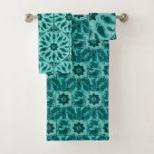 Zocalo by megyarsh bath towel set (Insitu)