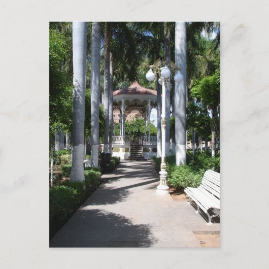 Zocalo Kiosk, El Fürte, Sinaloa, Mexiko Postkarte (Vorderseite)