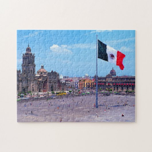Zocalo, Mexiko City, Mexiko Puzzle (Horizontal)