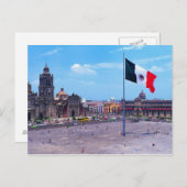 Zocalo, Mexiko-Stadt, Mexiko Postkarte (Vorne/Hinten)