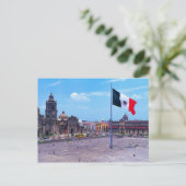 Zocalo, Mexiko-Stadt, Mexiko Postkarte (Stehend Vorderseite)