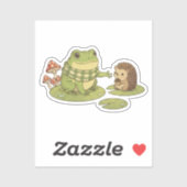 Zochi & Bramble der Igel Aufkleber (Blatt)