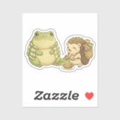 Zochi & Hazel der Igel Aufkleber (Blatt)