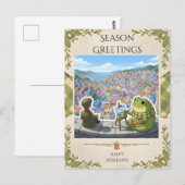 Zochi im Dorf Gamcheon Postkarte (Vorne/Hinten)