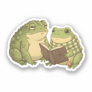 Zochi & Mossy die Kröte Aufkleber