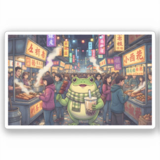 Zochi’s Night Market Food Adventure Aufkleber