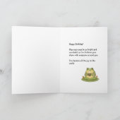 Zochi Tee trinken Personalisierbar Karte (Innenseite)