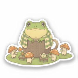 Zochis Pilz-Teeparty Aufkleber