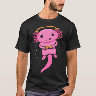 Zocker Axolotl Video Gaming für Gamer T-Shirt