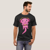 Zocker Axolotl Video Gaming für Gamer T-Shirt (Vorne ganz)
