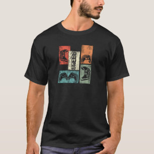 Zocker Redewendungen Retro Gaming Controller Gamer T-Shirt