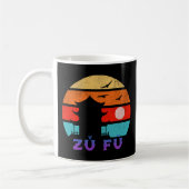Zöderù Retro Sunset Ocean Großvater Kaffeetasse (Links)