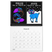 ZODIAC 12 MONATE KALENDER Mutter Zodiac und Freund (Mär 2026)