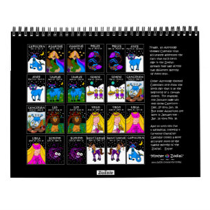 ZODIAC 12 MONATLICHE KALENDER