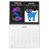 ZODIAC 12 MONATLICHE KALENDER (Mär 2027)
