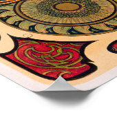 Zodiac, 1896 von Alphonse Mucha Poster (Ecke)