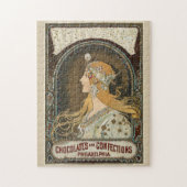 Zodiac (1896) von Alphonse Mucha. Puzzle (Vertikal)